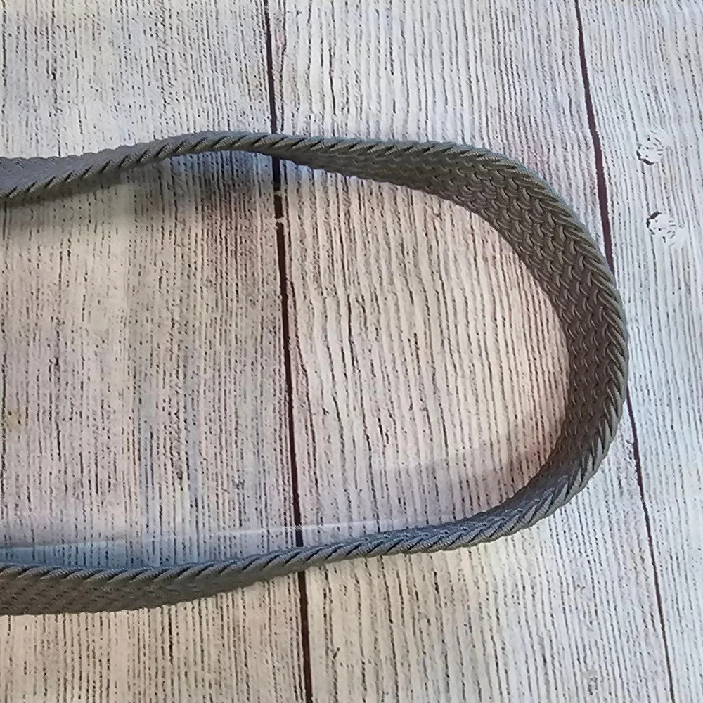 Men's Adidas Gray Braided Belt One Size - Picture 8 of 9